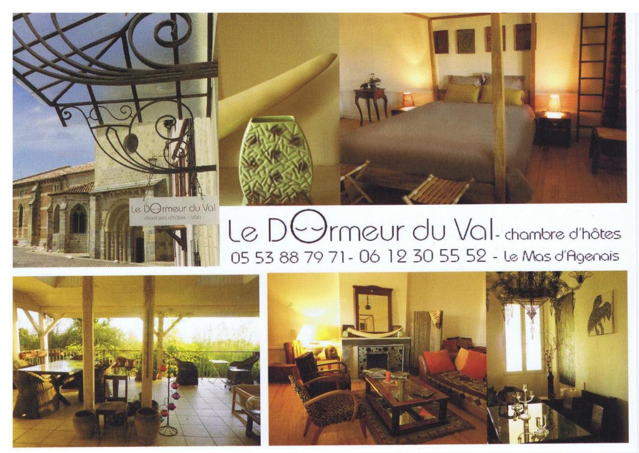 Le Dormeur Du Val Bed & Breakfast Le Mas-dʼAgenais Exterior foto